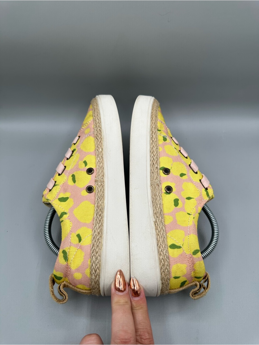 Spenco Malibu Lace Sneakers Women 7.5B Pink Lemon - Picture 7 of 11